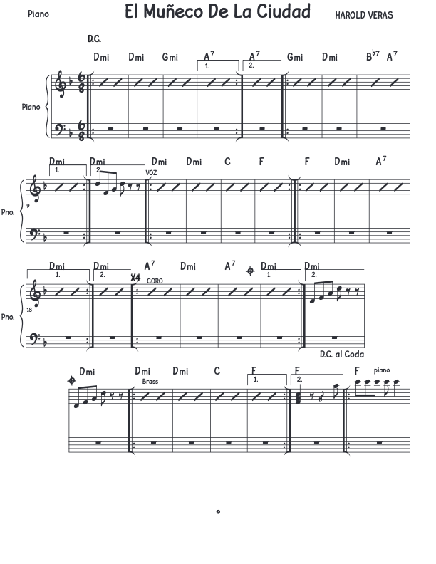 La imagen puede contener una previsualizacion de una partitura